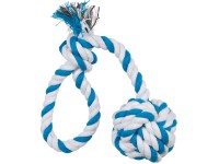 Jollypaw Hracie lano so zapletenou loptičkou priemer 5,5 cm 30 cm Jollypaw Hracie lano so zapletenou loptičkou priemer 5,5 cm 30 cm