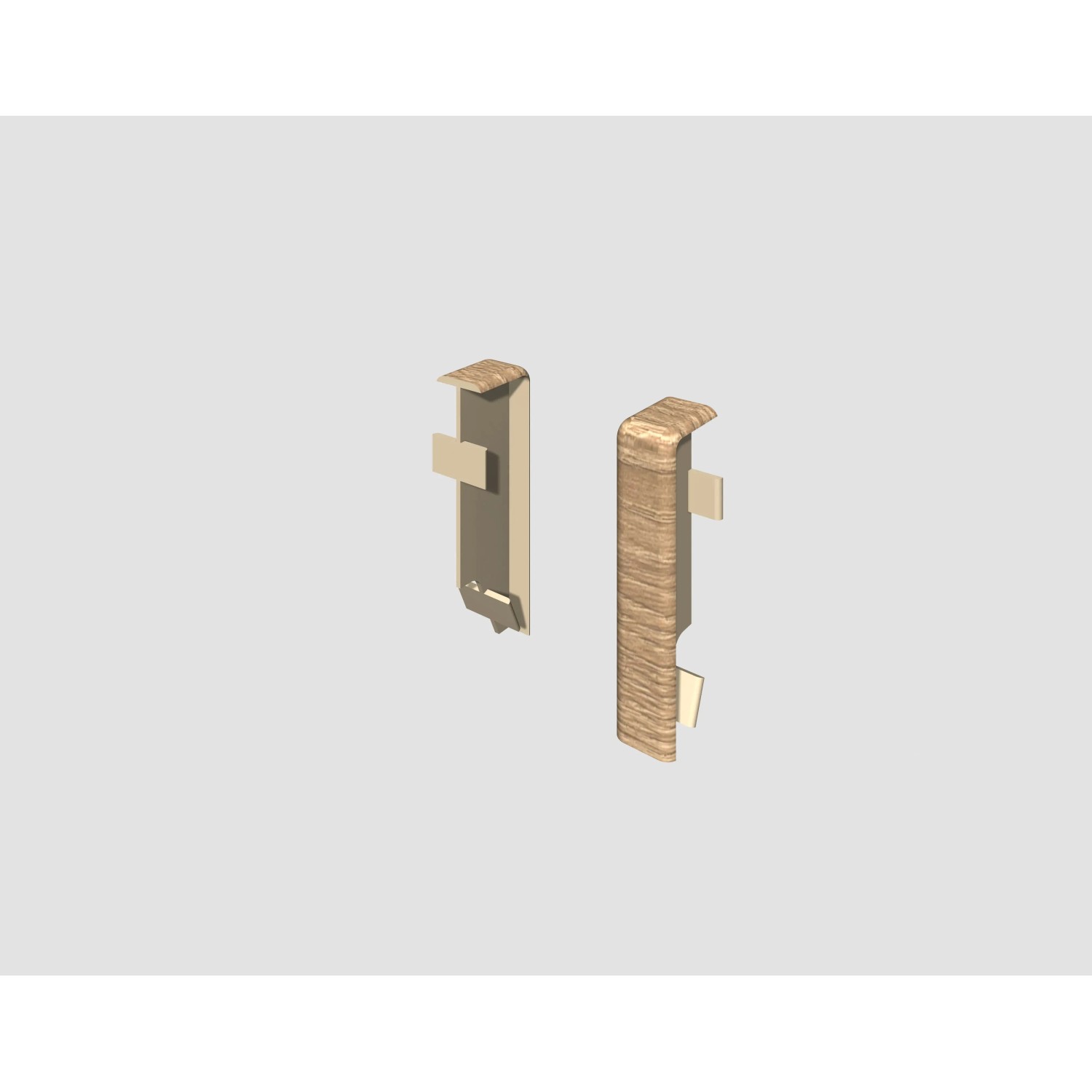 E-shop Egger Spojovací prvok pre soklovú lištu CUBICAL dub taupe, 2 ks