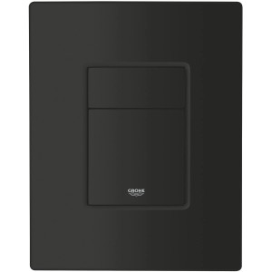 Grohe Even WC splachovacia doska v matnej čiernej farbe, 156x197x10 mm.