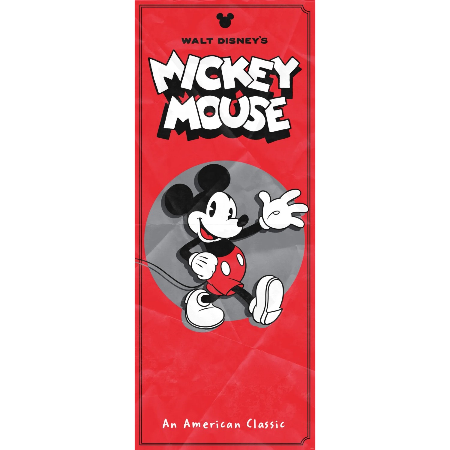 E-shop Komar Vliesová fototapeta Mickey American Classic 100 x 250 cm