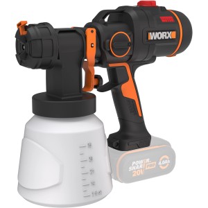 Striekacia pištoľ Worx WX020.9, 20V akumulátorové náradie bez batérie/nabíjačky.