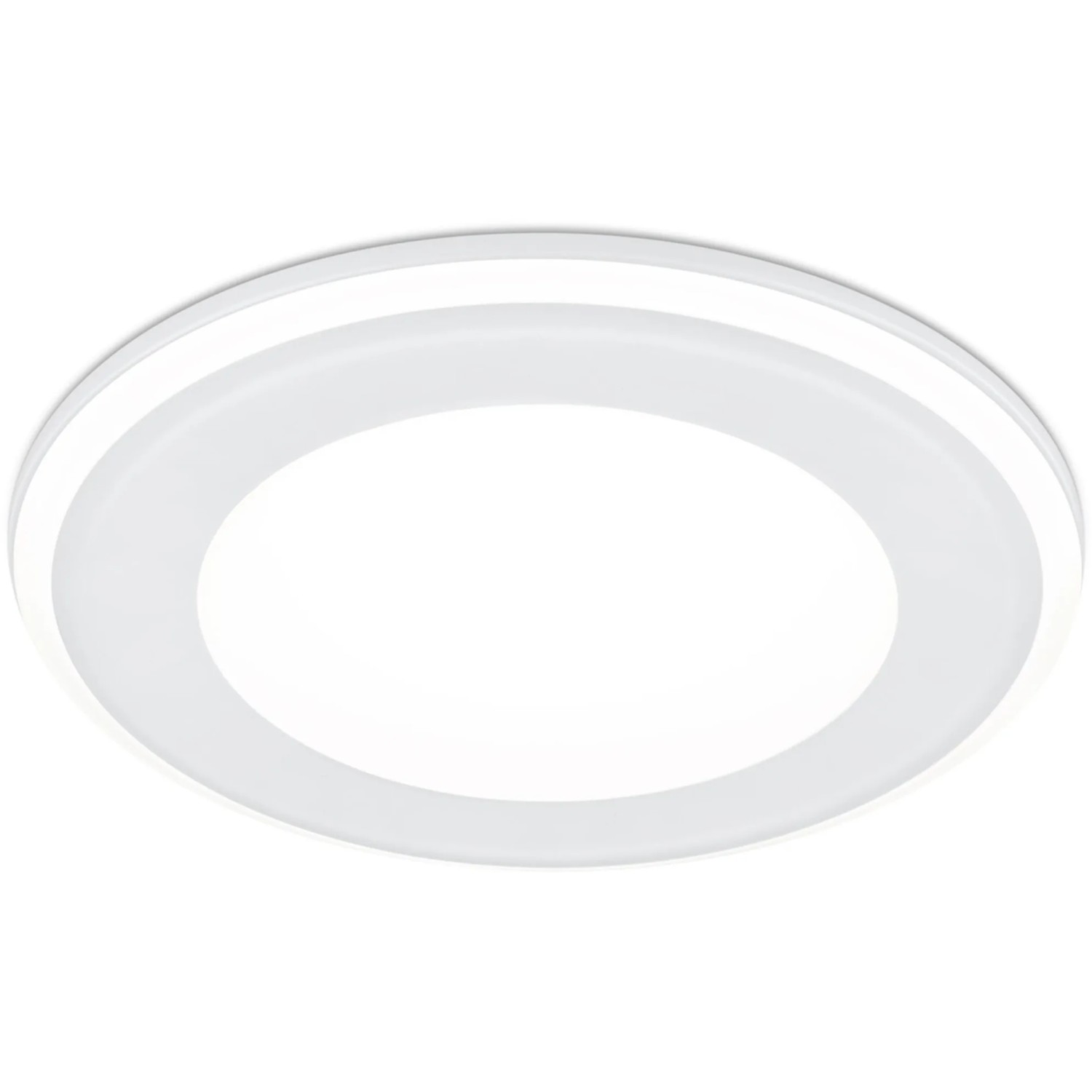 E-shop Trio Vstavané LED svietidlo Aura biela matná pr. 140 mm