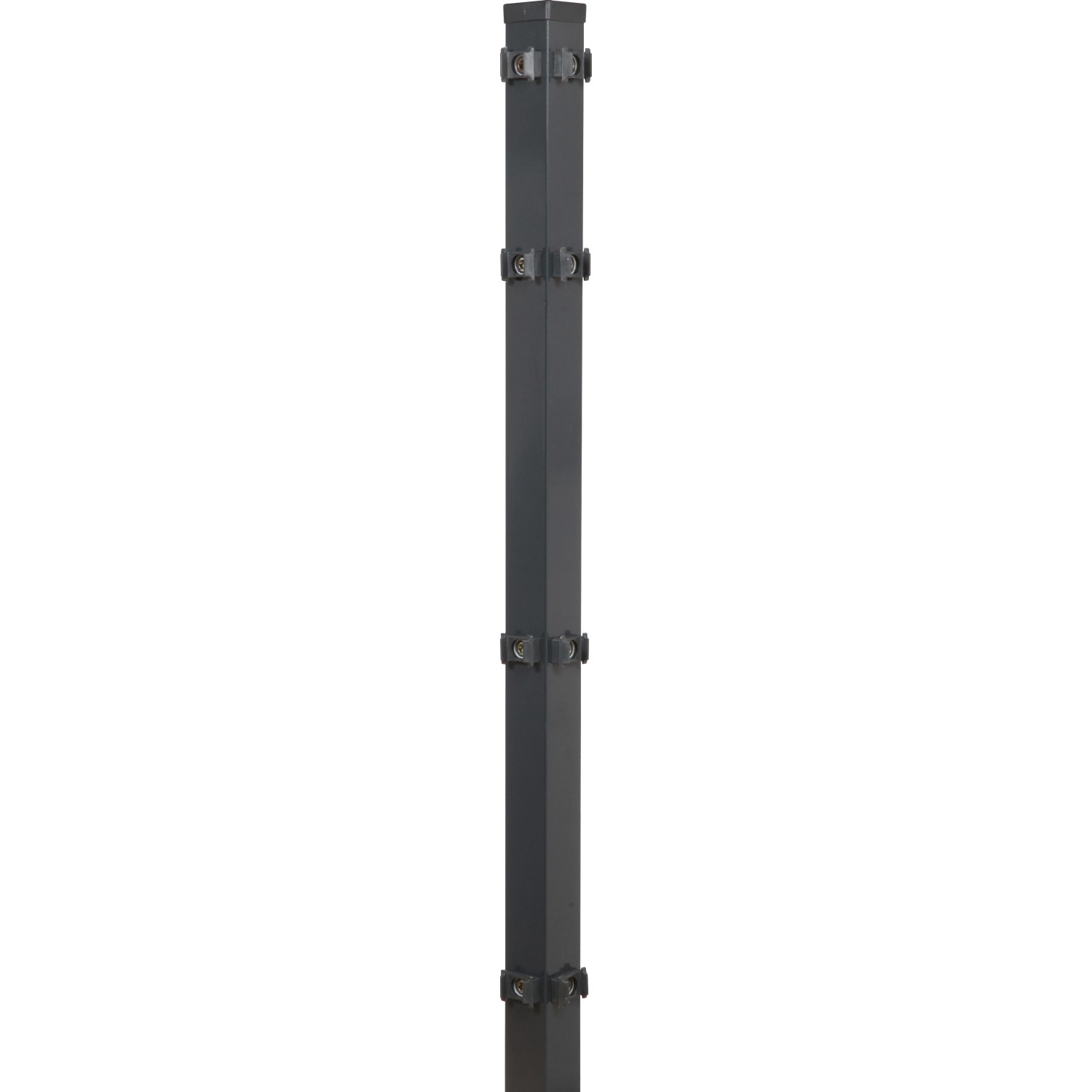 E-shop Rohový plotový stĺpik pre zvárané pletivo antracitový 6 cm x 6 cm x 120 cm