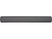 Nástenný dlhý polvalcový vankúš 120 cm x 15 cm tmavosivý štruktúrovaný