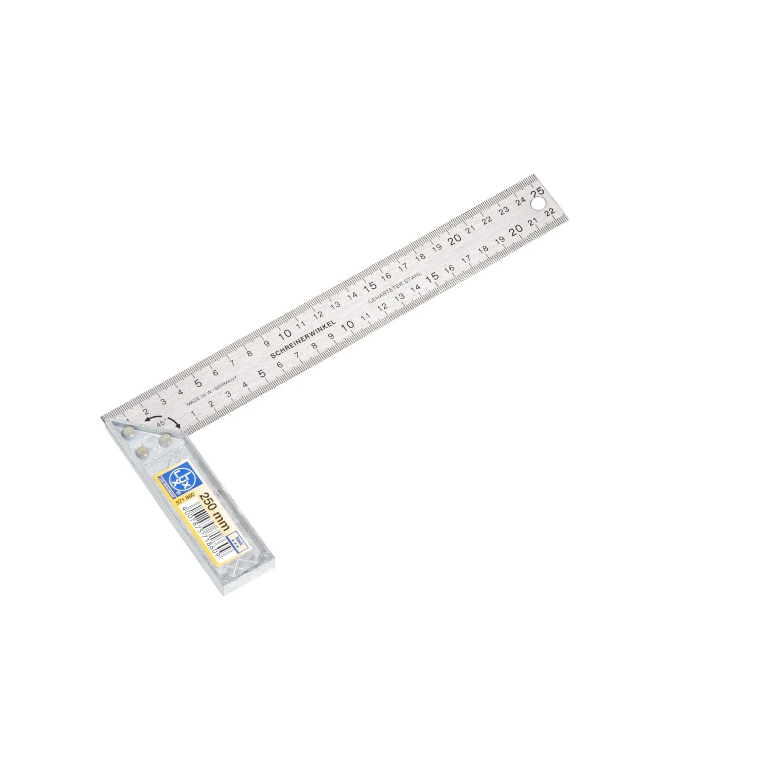 E-shop LUX-TOOLS LUX-TOOLS Uholník s príložkou 250 mm Classic