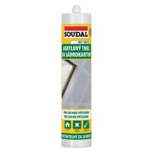 SOUDAL Akrylový tmel na sadrokartón 280 ml