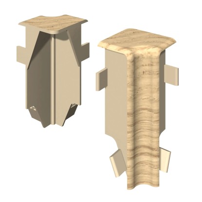 Egger Vnútorný roh pre soklovú lištu CUBICAL dub svetlý, 2 ks