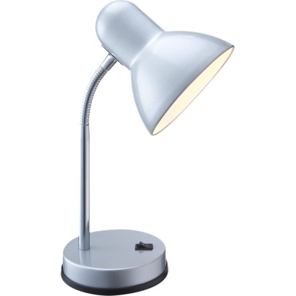 Svietidlo na písací stôl sivé
