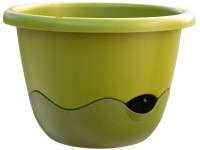 Plastia Kvetináč so závesom Mareta zelená priemer 25 cm