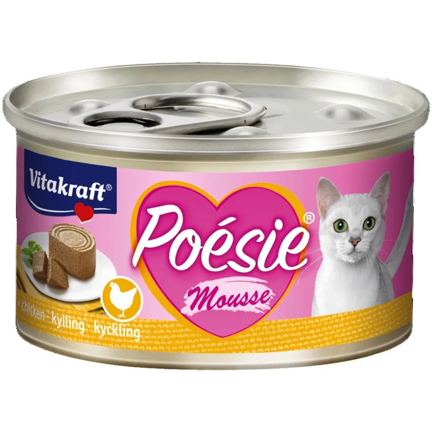 E-shop Vitakraft Paté pre mačky Poésie Mousse kuracie 1 x 85 g