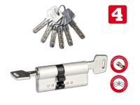 Richter Czech EURO XSTAR Bezpečnostná vložka 30/35BSZ, 6 kľúčov, matný nikel Richter Czech EURO XSTAR Bezpečnostná vložka 30/35BSZ, 6 kľúčov, matný nikel