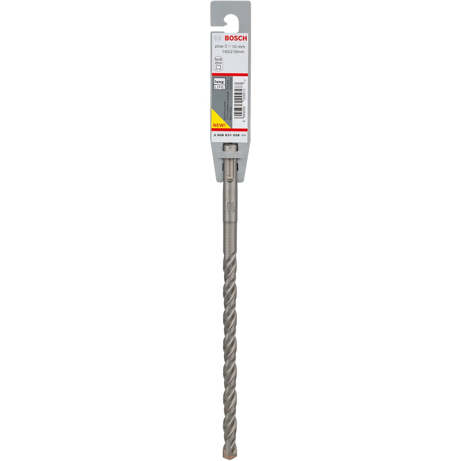 E-shop Bosch Špirálový vrták pre vŕtacie kladivá SDS Plus-3, 10 x 150 x 210 mm