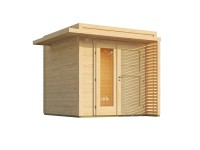 Weka Drevený záhradný domček Amberley 19mm, prírodný, 235 x 235 cm