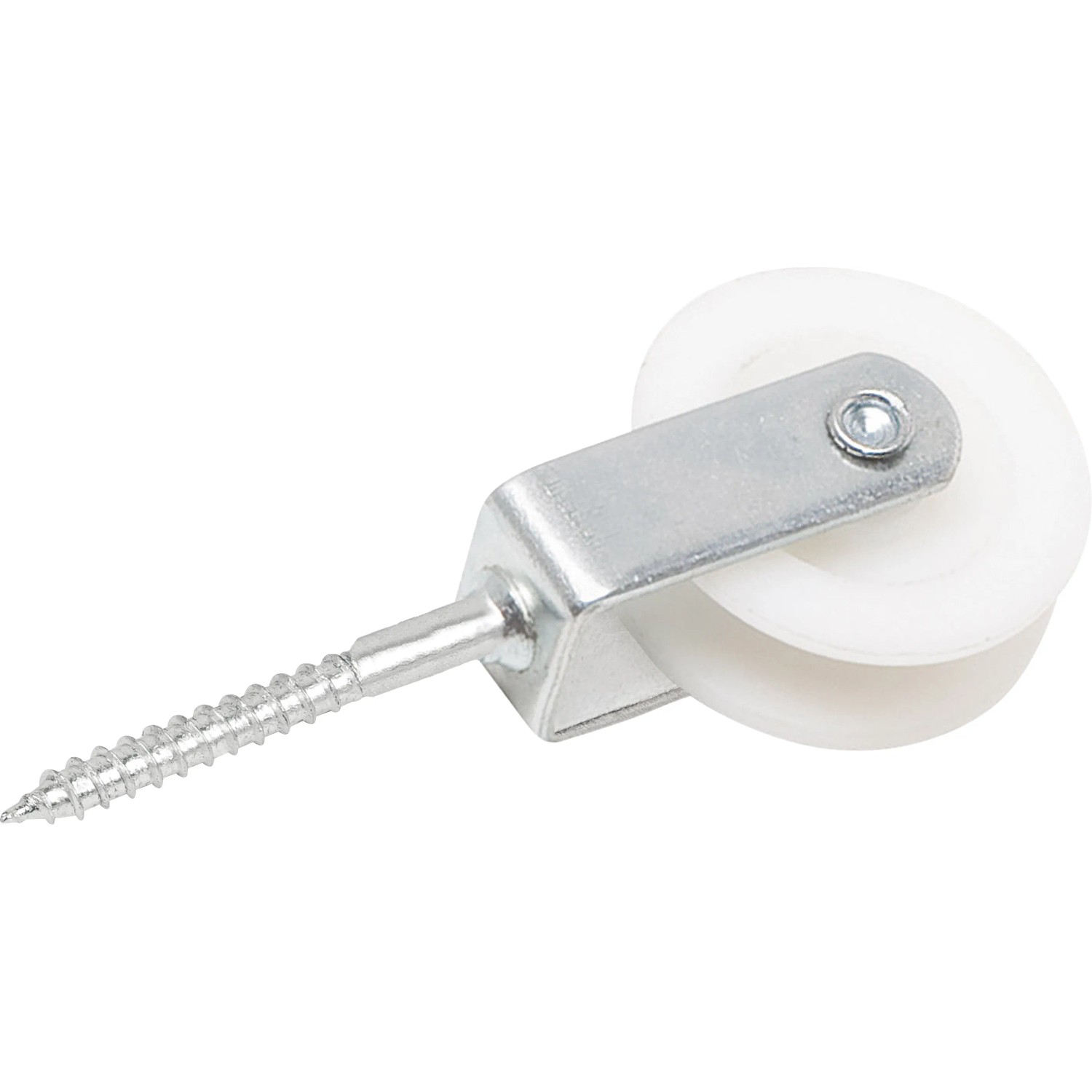 E-shop LUX-TOOLS Lanová kladka s skrutkou pozinkovaná oceľ/polyamid pr. 50 mm