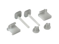 Skrutky pre WC sedátko biele