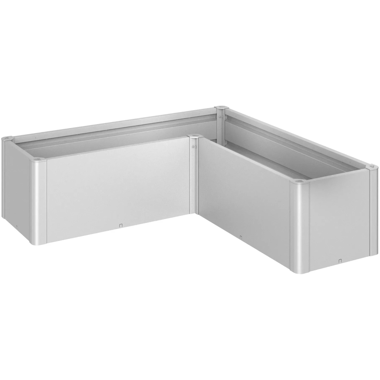 E-shop Biohort Vyvýšený záhon Belvedere Mini L150 strieborný, 152 x 152 x 53 x 45 cm