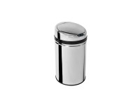 iQtech Bezdotykový odpadkový kôš Ronda strieborný, 30 l