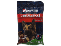 ONTARIO Dentálne tyčinky pre psov, 180 g