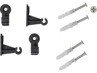 OBI Špalierová upevňovacia súprava antracitová