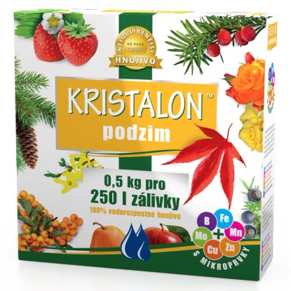KRISTALON Kryštalické hnojivo Jeseň 0,5 kg
