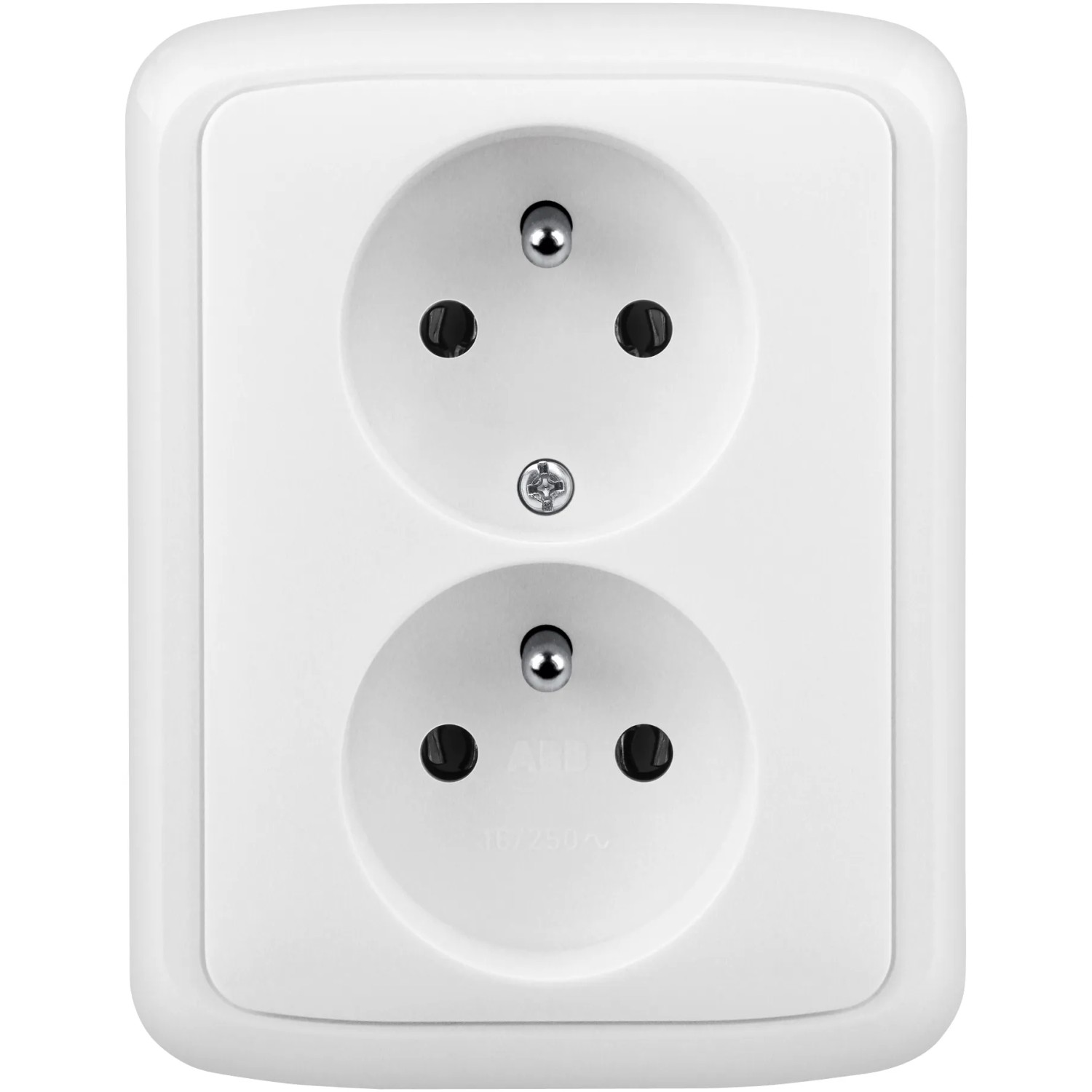 E-shop ABB 2násobná zásuvka TANGO 5512A-2349 B biela 39 x 175 x 94 mm