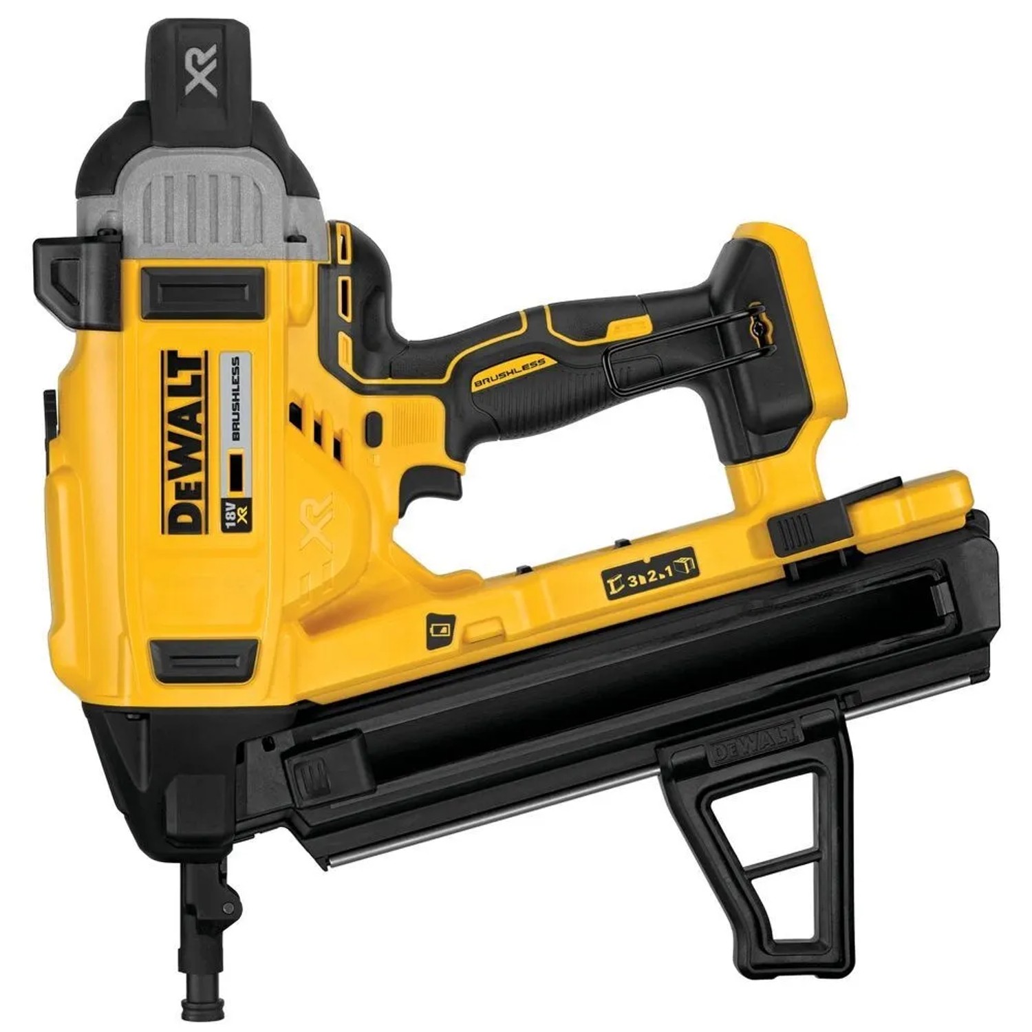 E-shop DeWALT 18V XR Aku bezuhlíková klincovačka do betónu DCN890N-XJ Solo