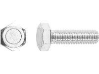 LUX-TOOLS Skrutka so šesťhrannou hlavou SW8 plný závit pozink M5 x 30 mm, 100 ks