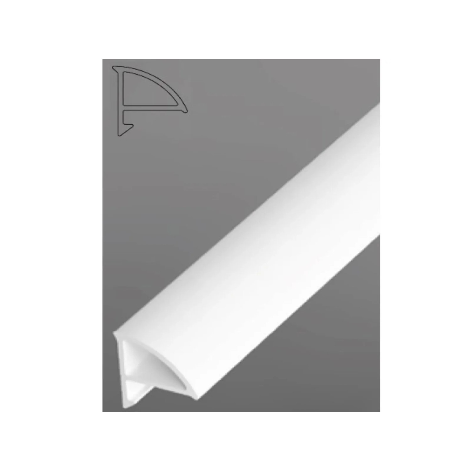 E-shop RAVAK Krycia lišta pre vane/vaničky pre škáry do 6 mm, 1,4 x 110 cm