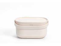 Plastia Nádoba na bioodpad s rámčekom a sáčkami, slonová kosť, 4 l