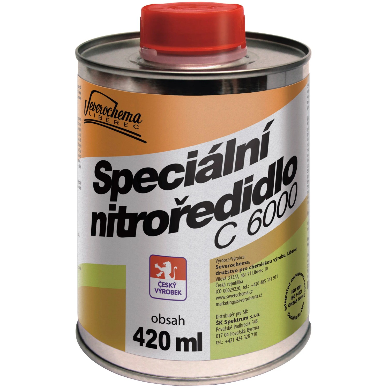 E-shop Severochema Špeciálne nitroriedidlo C 6000, 420 ml