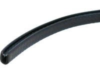 Arcansas Ochranný upínací profil PVC čierny 90 x 1500 mm