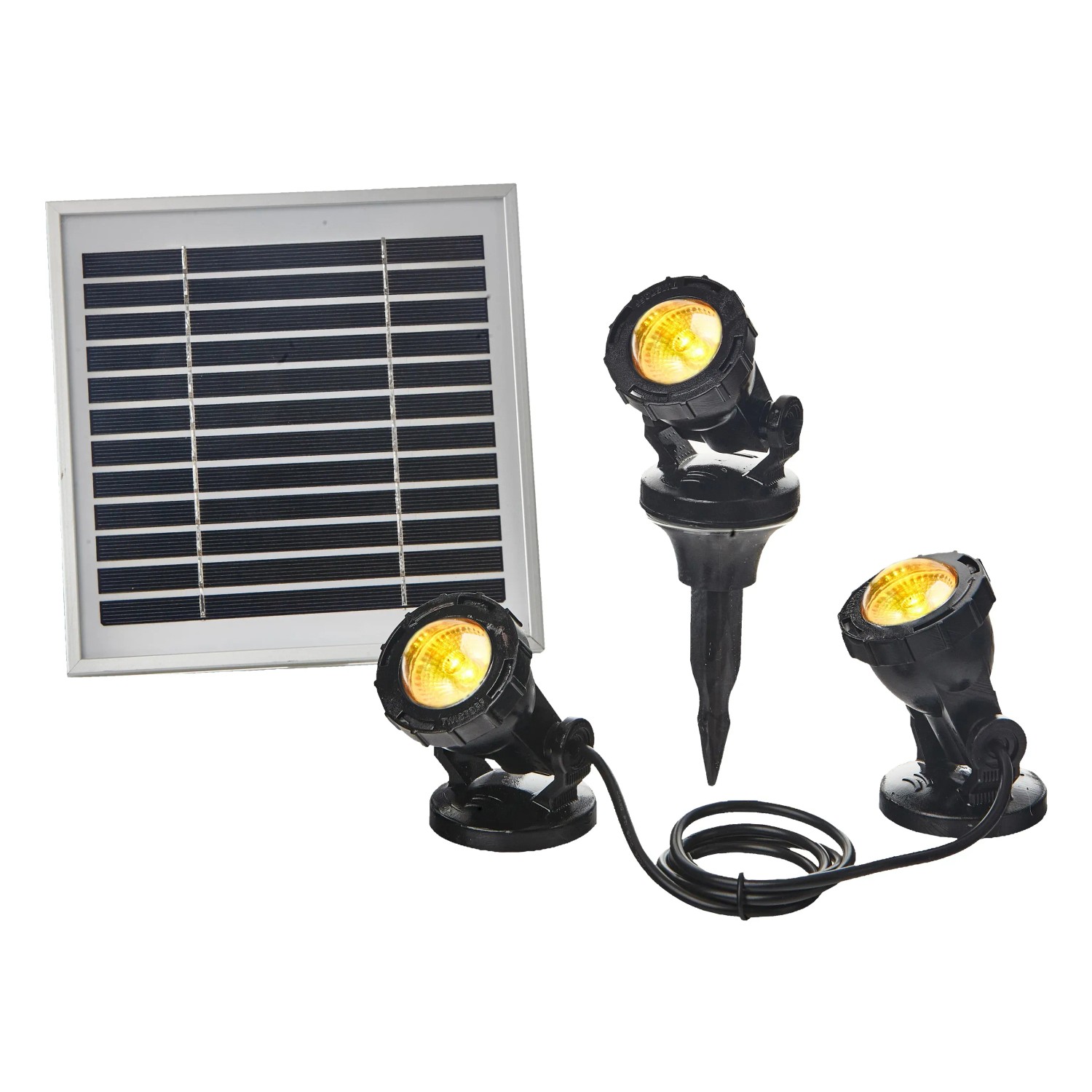 E-shop Heissner Solárne RGB LED osvetlenie jazierka SLU135-00, 3xLED