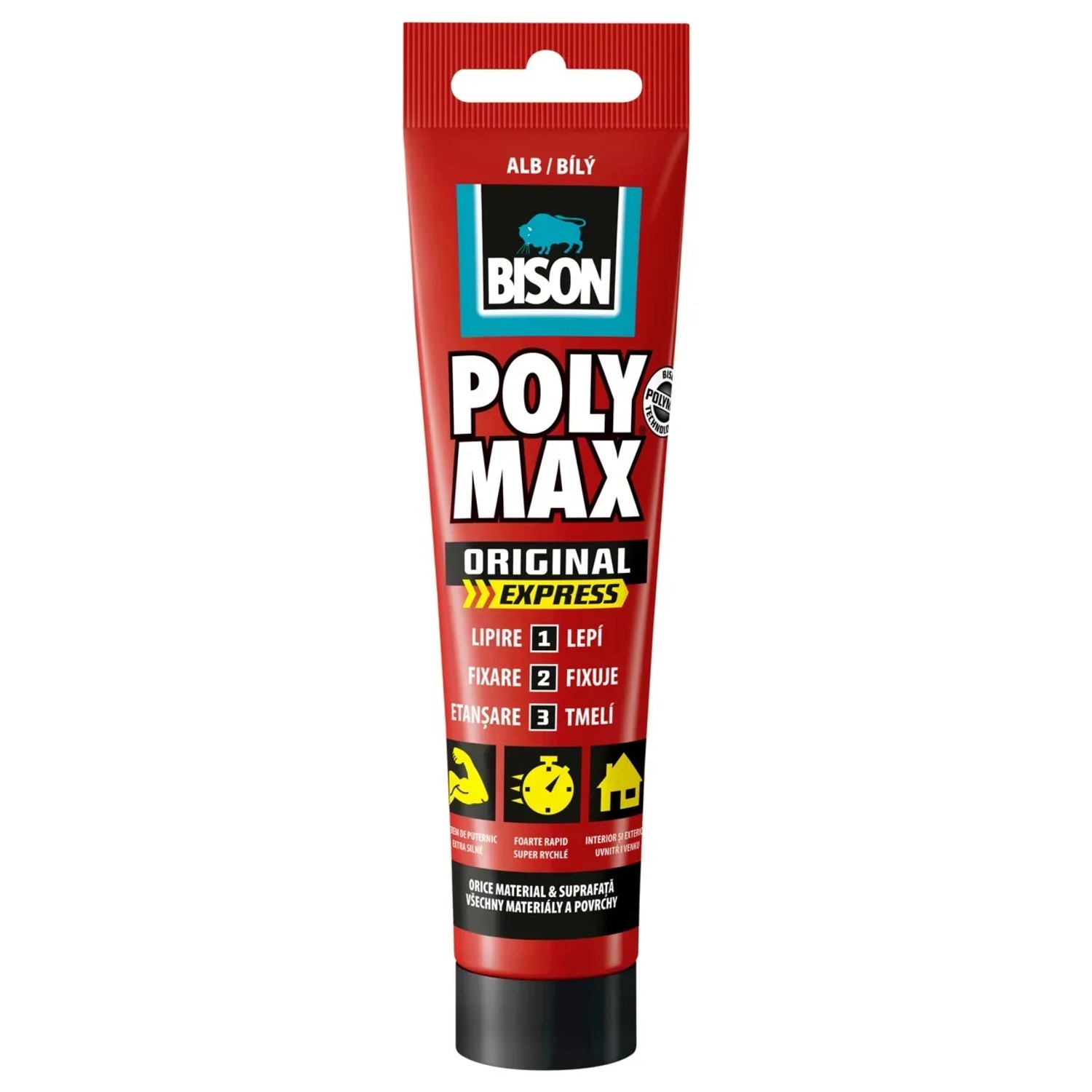 E-shop BISON Lepidlo montážne POLY MAX express white 165 g