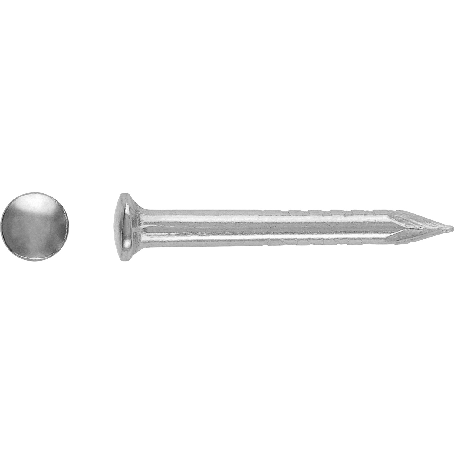 E-shop LUX-TOOLS Klinec s guľatou hlavou poniklovaný pr. 1,8 x 20 mm, 100 ks