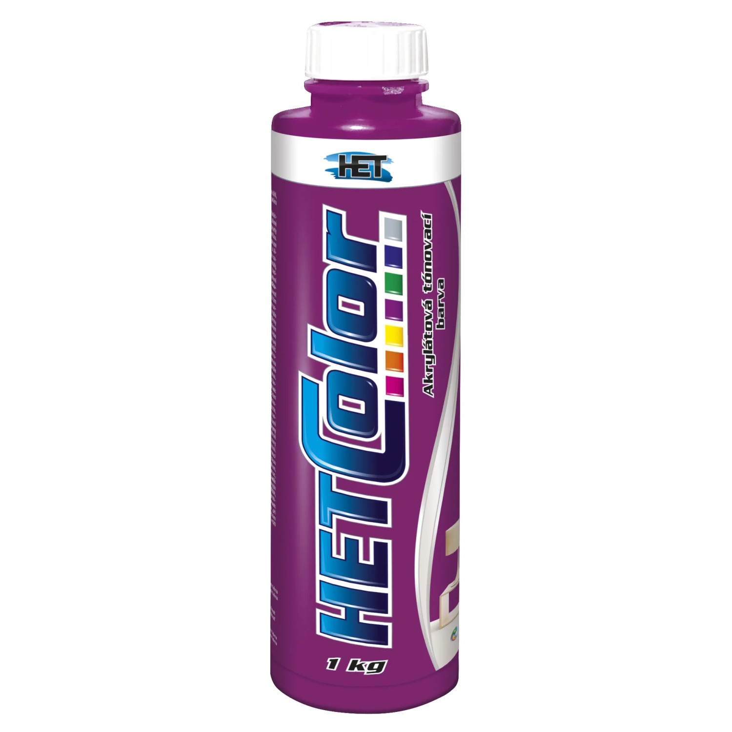 E-shop HETCOLOR Akrylátová tónovacia farba purpurová 1 kg