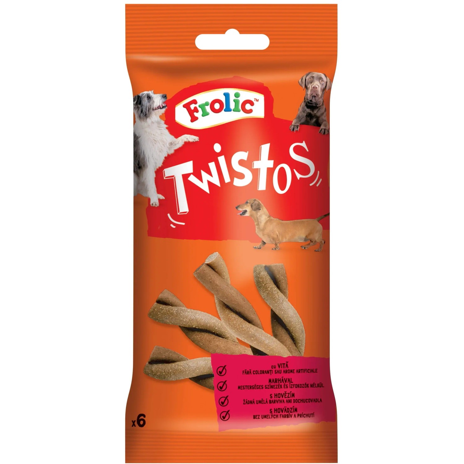 E-shop Frolic Maškrta pre psov Twistos 105 g