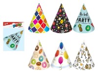 MFP Paper Klobúčik karnevalový papierový mix č. 5, 6 ks, 16 cm