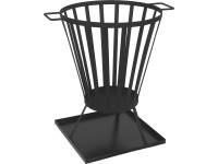 Kôš na oheň 59 cm x 56 cm x 43 cm kovový