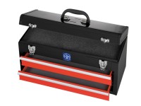LUX-TOOLS Kufor na náradie z oceľového plechu s 2 zásuvkami LUX-TOOLS Kufor na náradie z oceľového plechu s 2 zásuvkami