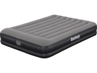 Bestway Nafukovací matrac TriTech Queen sivá so vstav. pumpou 203 x 152 x 36 cm Bestway Nafukovací matrac TriTech Queen sivá so vstav. pumpou 203 x 152 x 36 cm