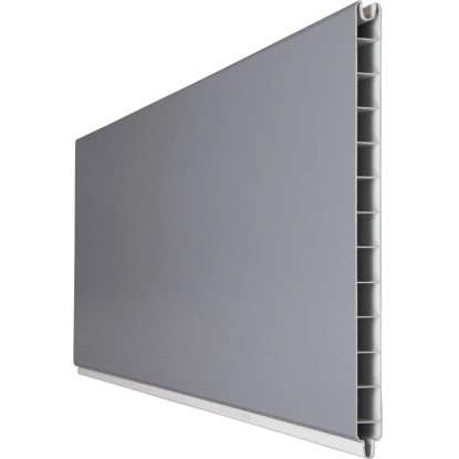 GroJa BasicLine Jednoduchý profil Silver Gray 180 x 30 x 19 cm