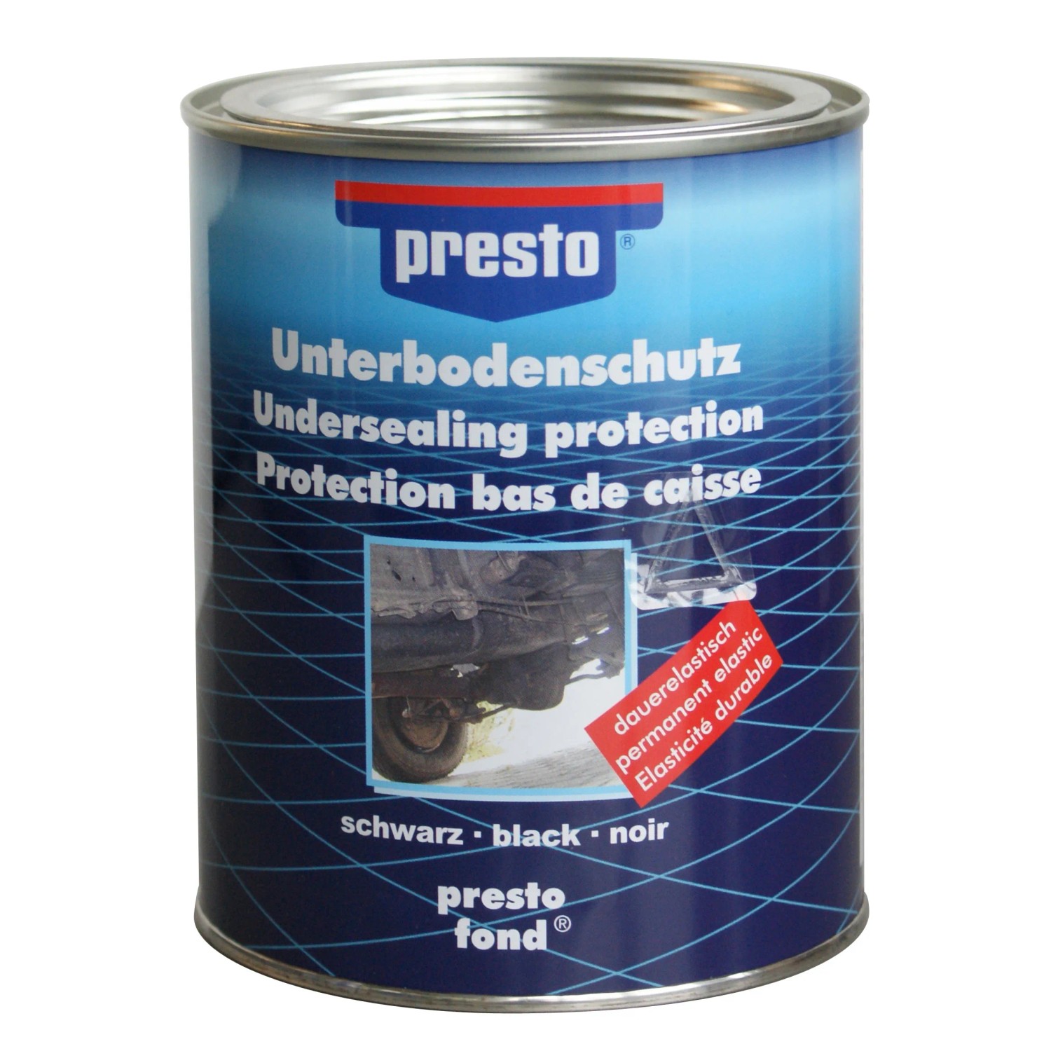 E-shop Presto ochranu podvozku na báze bituménu 1,3 kg čierny
