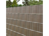 Floraworld Protipohľadové pásy z PVC sivohnedé