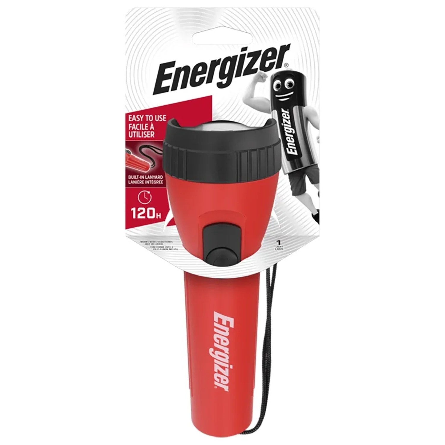 E-shop Energizer Ručné svietidlo Black&Silver na batérie, 7 lm