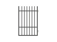 JARMEX Bránka ROMA, antracit RAL7016, 1400 x 938 mm, P JARMEX Bránka ROMA, antracit RAL7016, 1400 x 938 mm, P
