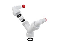 Alcadrain Dvojité kolienko G1