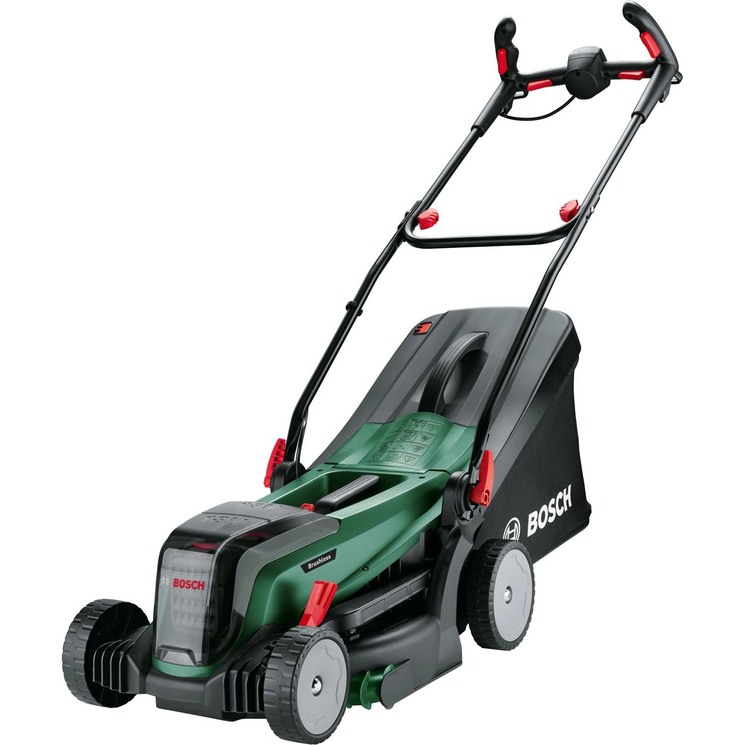 E-shop Bosch Akumulátorová rotačná kosačka UniversalRotak 2x18V-37-550 + 2x4,0 Ah
