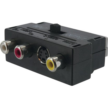 Schwaiger Audio-/videoadaptér s prepínačom