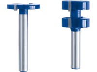 LUX-TOOLS Súprava 2 fréz z tvrdokovu pre hornú frézu