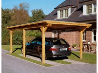 Skan Holz Prístrešok na auto Emsland ALU, prírodný, 354 x 604 cm